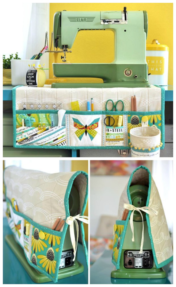 Sewing Machine Mat and Cover FREE sewing pattern - Sew Modern Bags